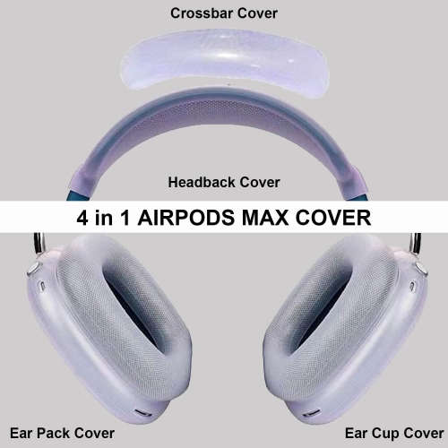 Case Cover for AirPods Max Headphones, Anti-Scratch Ear Pad Cover/Ear Cups Cover/Head Cover/Crossbar Cover