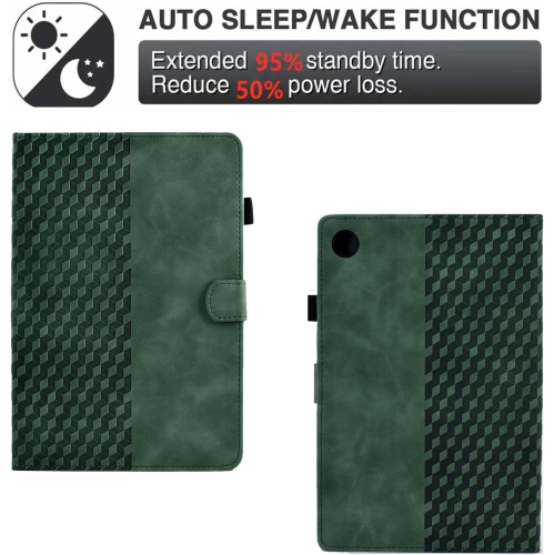 Lenovo Tab M10 Plus 10.6" 3rd Gen 2022 Case, Pu Leather Embossed Pattern Stand Folio Tablet Cover with [