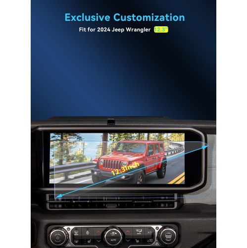 Pour 2PCS 2024 Wrangler JL&2024 Accessoires Gladiator pour 2024 mise à niveau Wrangler JL/2024 Gladiator Rubicon Nano