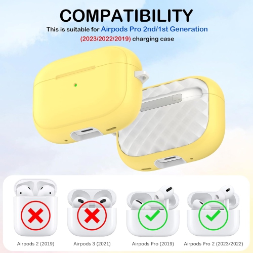 for AirPods Pro Case, Compatible with Airpods Pro 2nd Generation