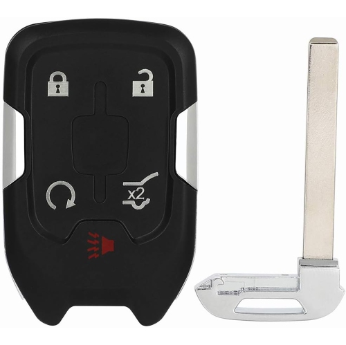 2 PCS Flip Key Entry Remote Control uncut Key Fob(Shell Case) Replacement for GMC Acadia/Terrain 2017-2020 HYQ1EA