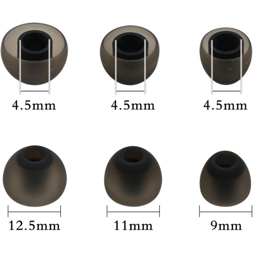 Ear Tip for Jaybird X4 X3 X2 X Bluebud Earphone, Large Size 6 Pairs Soft Silicone Replacement Earbud Tips, Fit