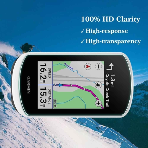 Screen Protector for Garmin Edge Explore 2 Navigator [3 Pack] LCD Tempered Gl 0.3mm 9H Hardness Anti-Scrach