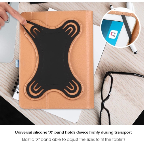 9"-10.1" Inch Universal Tablet Case, Protective Cover Stand Folio Case for 9 10 10.1 Inch Android Touchscreen