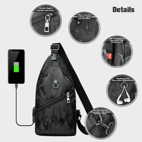 Sling Crossbody Backpack for Nintendo Switch/Lite/O