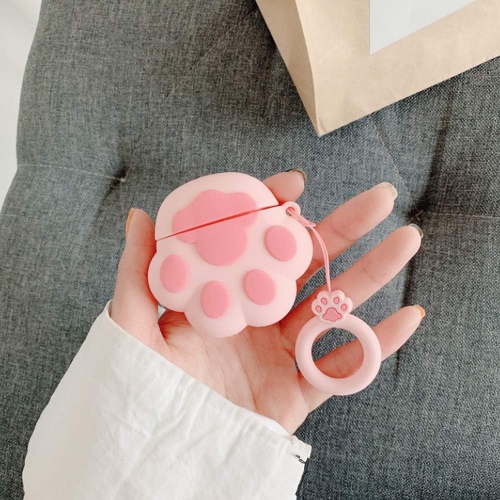 Compatible with AirPods 3 Case Cat Paw, Protective Silicone Cartoon 3D Cover for AirPod 3rd Generation Case Cat Claw,
