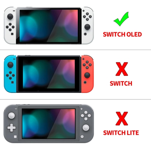 AlterGrips – Étui protecteur mince pour Nintendo Switch O, étui Ergono Grip pour Joycon, rigide amovible