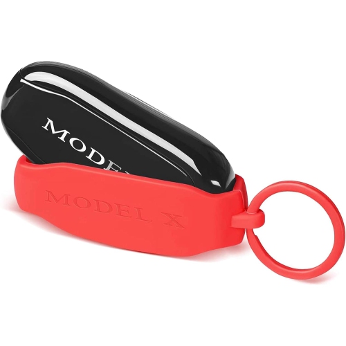 for KEYCHAIN Skin Cover Tesla Model X Skin Cover Remote Key Fob Key Chain Accessory Smart