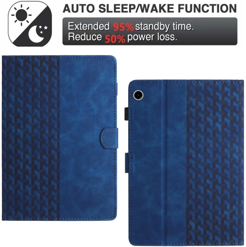 Case for Samsung Galaxy Tab A9+/ Tab A9 Plus 11 inch 2023 with Auto Sleep/Wake Magnetic Clasp, PU Leather Flip Folio