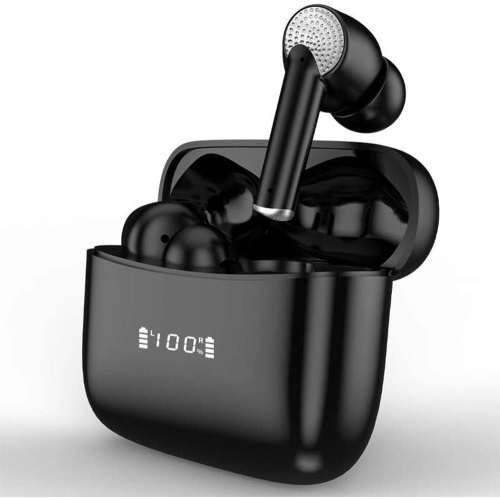 Bluetooth 5.3 Earbuds with ENC ANC 38dB Noise Cancellation, IPX5 Water-Resistant, Stereo Deep B, 40 Hours