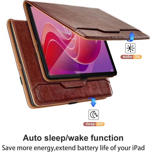 Case for Lenovo Tab M11 11" 2024, Lenovo Tablet M11 Case - [Auto Wake/Sleep] PU Leather Business Flip Folio