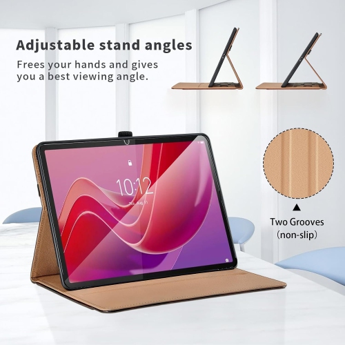 Case for Lenovo Tab M11 11" 2024, Lenovo Tablet M11 Case - [Auto Wake/Sleep] PU Leather Business Flip Folio