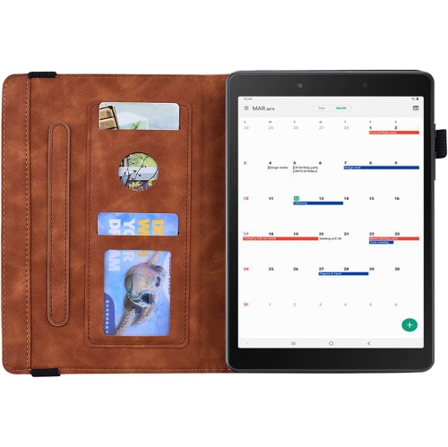 Case for Galaxy Tab A 2016 10.1 inch SM-T580/SM-T585, Premium PU Leather Flip Folio Tablet Protective Shell