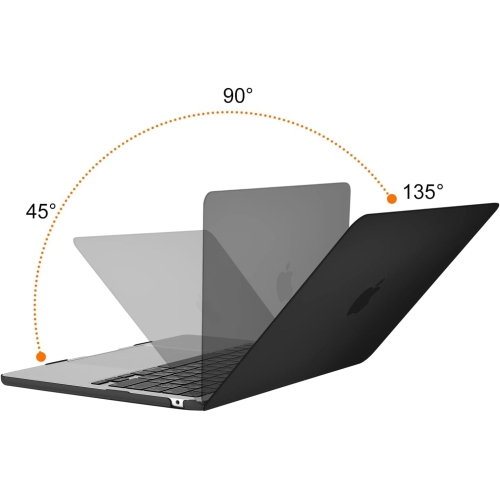 Compatible with MacBook Air 13.6 inch Case 2022 2023 2024 Release M3 A3113 M2 A2681 with Touch ID, Hard