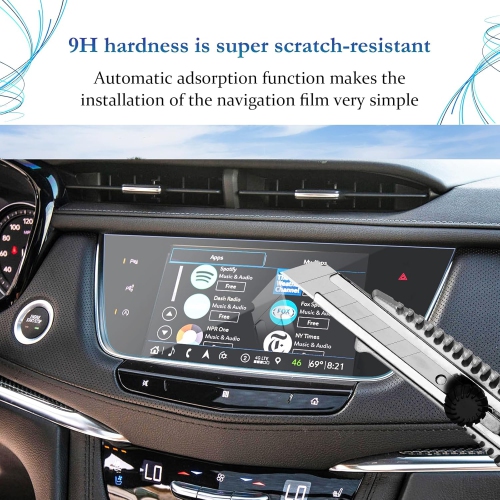 Screen Protector for 2017-2025 Cadillac XT5 / 2020-2025 Cadillac XT6 8In Navigation Screen 2017-2025 XT5