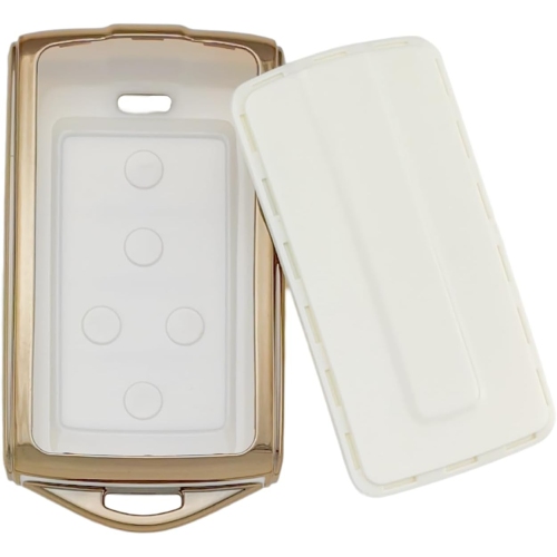 TPU Key Fob Cover Compatible with 2021-2024 Jeep Grand Cherokee L Grand Wagoneer L Wagoneer Grand Cherokee