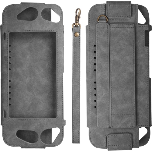 Faux Leather Carry Case, Compatible with Nintendo Switch, Protective Case with Removable Strap