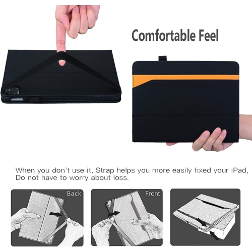 Business Case for Samsung Galaxy Tab S9 2023/S8 2022/S7 2020 11", PU Leather Folio Stand Cover with Pen Holder