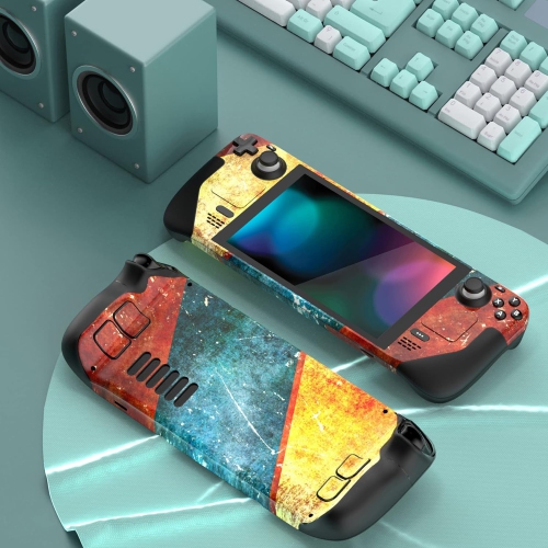 Full Set Protective Skin Decal for Steam Deck LCD, Custom Stickers Vinyl Cover for Steam Deck O - Aging