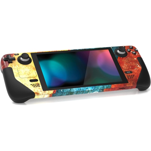 Full Set Protective Skin Decal for Steam Deck LCD, Custom Stickers Vinyl Cover for Steam Deck O - Aging