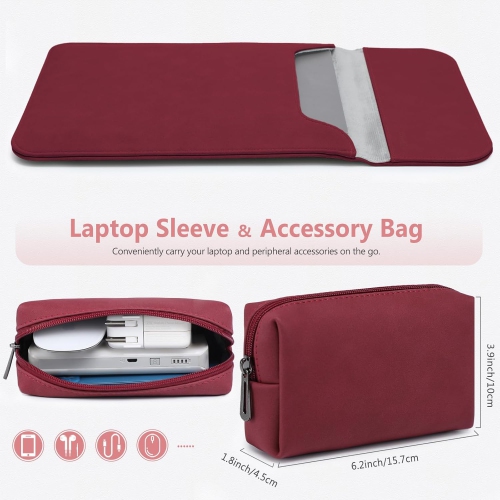 13 Inch Laptop Sleeve Case Bag for MacBook Air 13 M3 M2 M1 2024-2018, MacBook Pro 13 M2 M1 2024-2016, iPad Pro 13