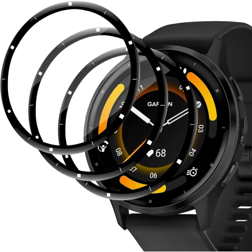 Protecteur d'écran pour Garmin Venu 3, [paquet de 3] Protecteur d'écran souple HD Clear 3D incurvé antirayure PET