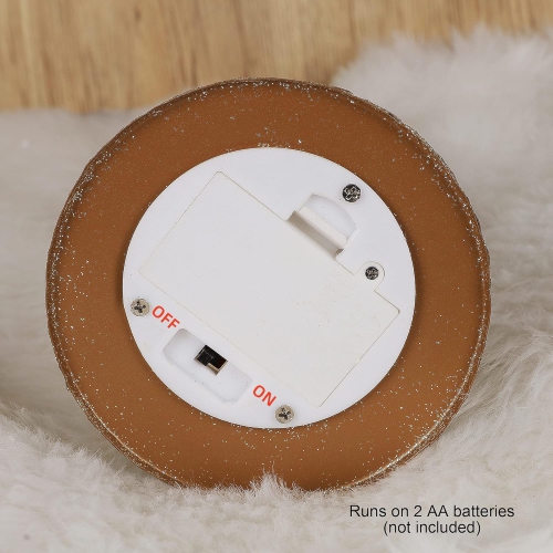 Lighted Christmas Table Decorations with Star and 10 LED Lights Battery Operated, Indoor Xmas Thanksgiving Holiday Wedding Party Tabletop Desk