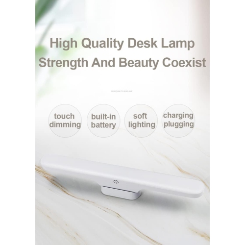 Table Lamp USB LED Desk Lamp Bedroom Night Lamp Rechargeable Office Study Reading Light Bedside Lamp