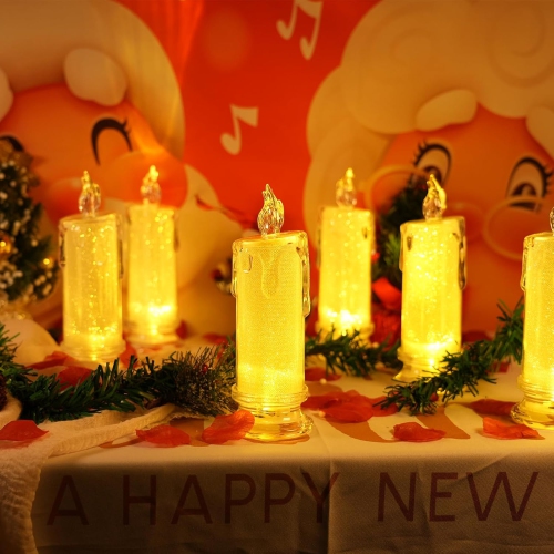 4PCS White LED Candles ,Flameless Pillar Candles,Battery Operated Candles/Fake Candle, Velas Artificiales Para Decoracion