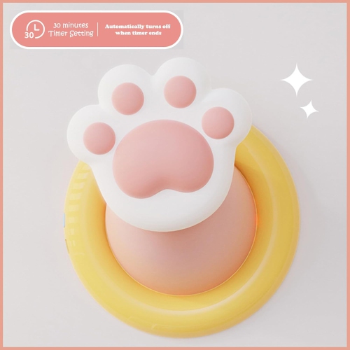 Night Light for Kids - Cute Cat Paw Night Light, Silicone Nursery Light, Tap or Button Control, Three Brightness Levels, Suitable for Kids Room,