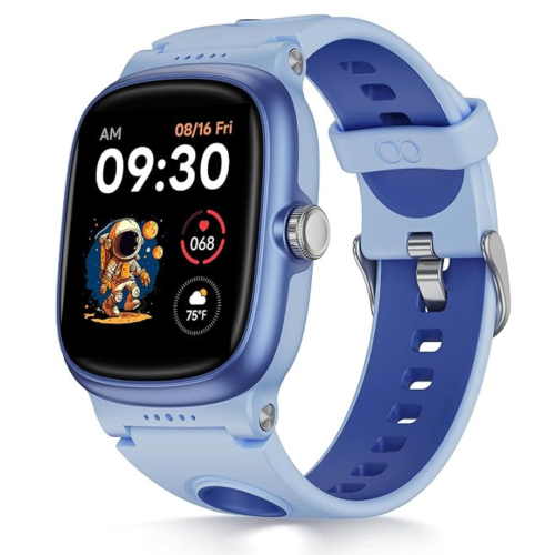 Kids Smart Watch for Boys Girls, Fitness Activity Tracker Watch with Heart Rate Sleep Monitor,Waterproof Pedometer,20 Sports Modes,Calories Counter,A