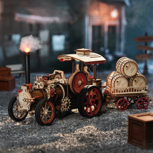 ROKR Steam Engine Mechanical 3D Wooden Puzzle