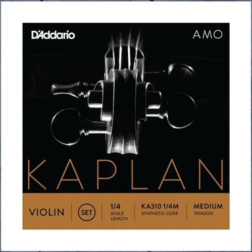 1/4 de cordes de violon amo KA310 1/4M d'Addario, moyen