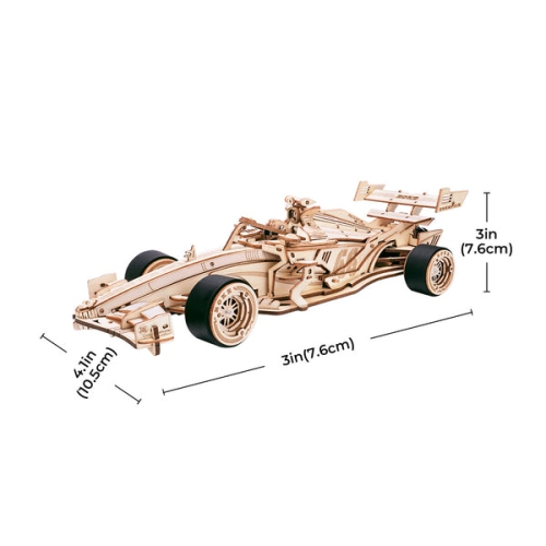 ROKR Racing Car 3D Wooden Puzzle