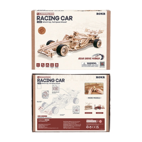 ROKR Racing Car 3D Wooden Puzzle