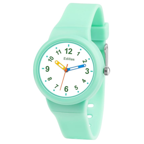 Kids Analog Watch for Girls Boys Waterproof Learning Time Wrist Watch Easy to Read Time WristWatches for Children