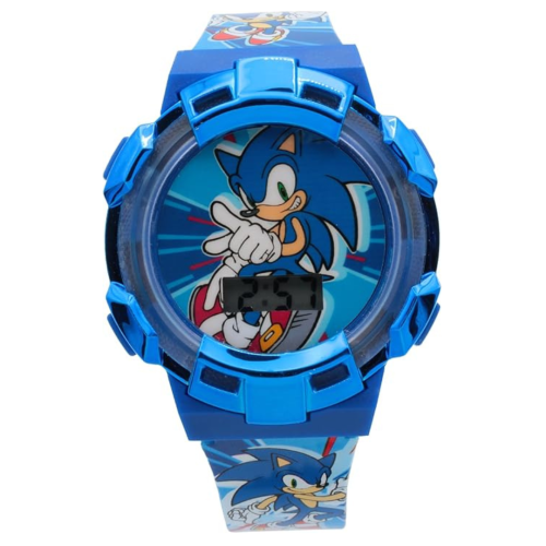 Sonic, The Hedgehog Digital Flashing LCD Watch