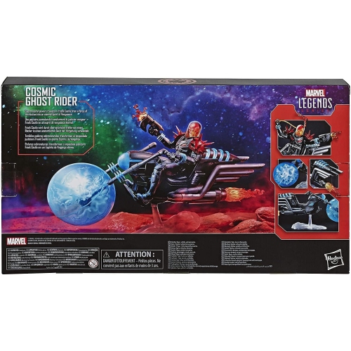 Hasbro Marvel Legends Series 6-inch Collectible Action Figure Cosmic Ghost Rider Toy, Premium Design, includes Vehicle and Accessories