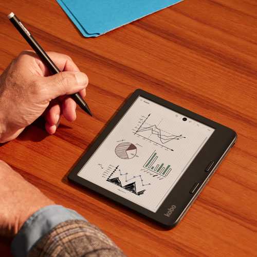 Stylet Stylus 2 pour Libra Colour/Sage/Elipsa 2E de Kobo - Blanc