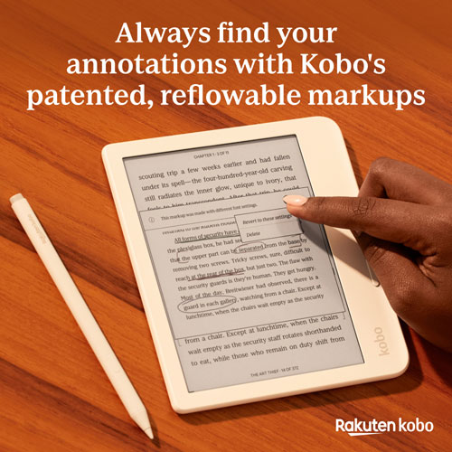 Stylet Stylus 2 pour Libra Colour/Sage/Elipsa 2E de Kobo - Blanc