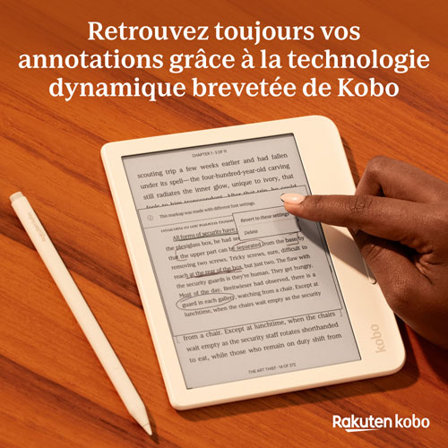 Stylet Stylus 2 pour Libra Colour/Sage/Elipsa 2E de Kobo - Blanc