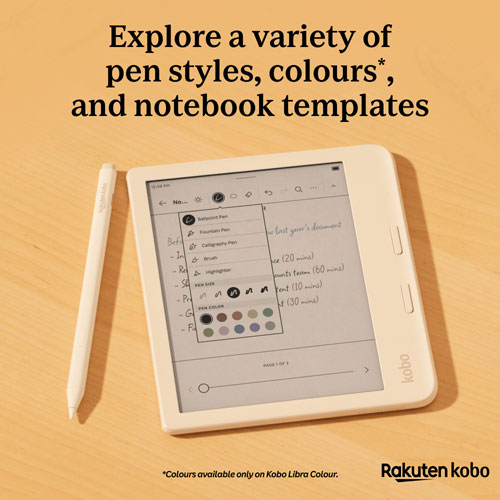 Stylet Stylus 2 pour Libra Colour/Sage/Elipsa 2E de Kobo - Blanc