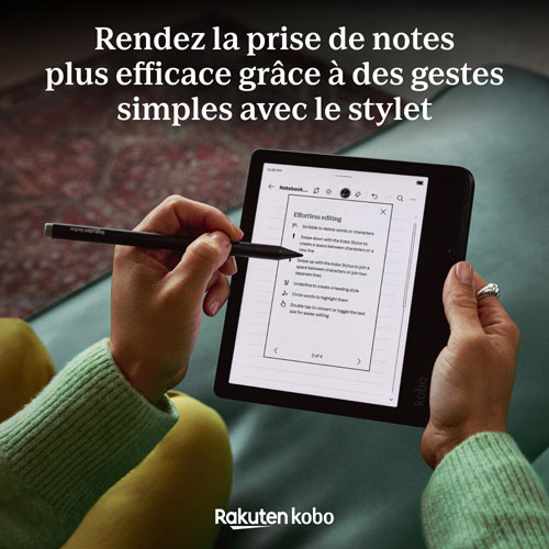 Stylet Stylus 2 pour Libra Colour/Sage/Elipsa 2E de Kobo - Blanc