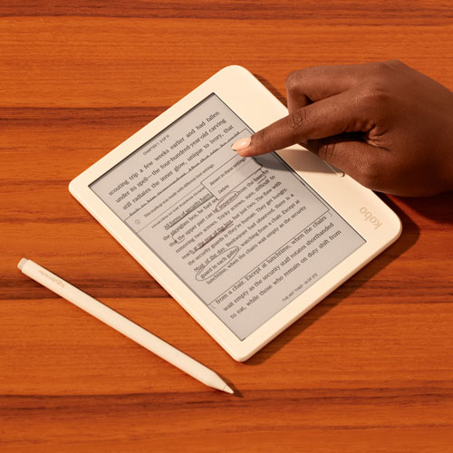 Stylet Stylus 2 pour Libra Colour/Sage/Elipsa 2E de Kobo - Blanc