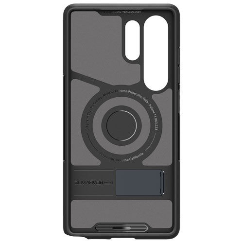 Étui rigide ajusté Slim Armor Magfit de Spigen pour Galaxy S25 Ultra - Ardoise métallique