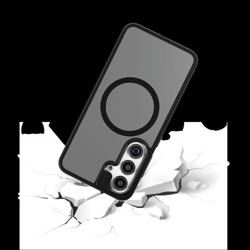 Étui robuste GlideGuard de TUFF8 avec MagSafe pour Galaxy S25 - Noir fumé