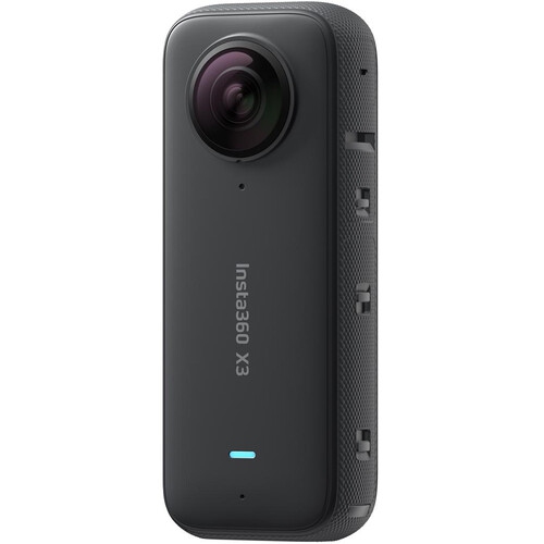 Insta360 X3 – Caméra étanche 360 mm + trousse d'accessoires 50-en-1 + carte 64 Go
