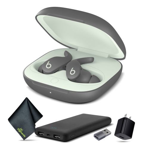 BEATS BY DR. DRE  Beats Fit Pro Noise-Canceling True Wireless In-Ear Headphones (Grey) Bundle And Accessories