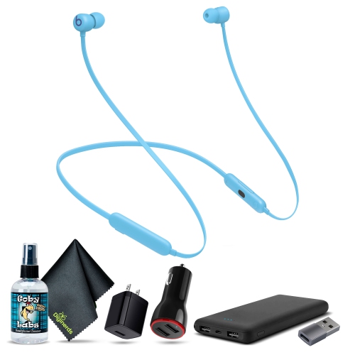 BEATS BY DR. DRE  Beats Flex Wireless In-Ear Headphones (Blue) Bundle And More Accessories