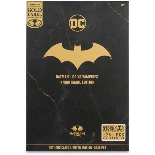 DC Multiverse DC vs Vampires 7 Inch Action Figure Exclusive - Batman Knightmare Edition Gold Label